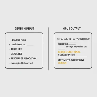 Comparison of Gemini 3.1 robotic text vs Opus 4.6 natural flow