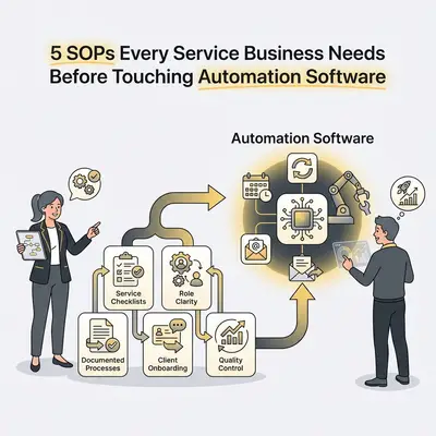 5 SOPs, die jedes Dienstleistungsunternehmen benötigt, bevor es Automatisierungssoftware einsetzt