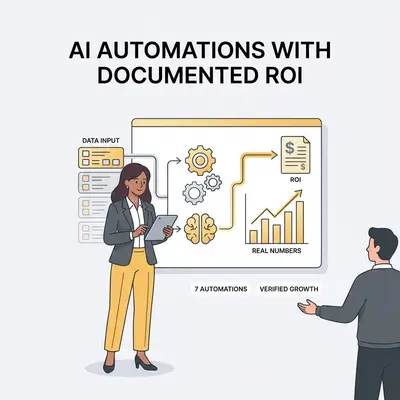 7 KI-Automatisierungen mit dokumentiertem ROI: Echte Zahlen aus echten Unternehmen in 2026