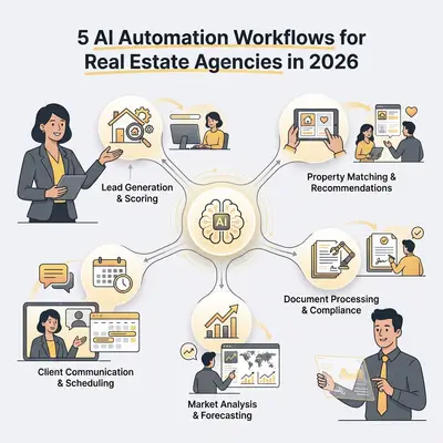 5 AI Automation Workflows for Real Estate Agencies in 2026