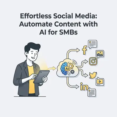 Effortless Social Media: Automate Content with AI for SMBs
