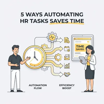 5 Wege, wie die Automatisierung von HR-Aufgaben kleinen Unternehmen Zeit spart