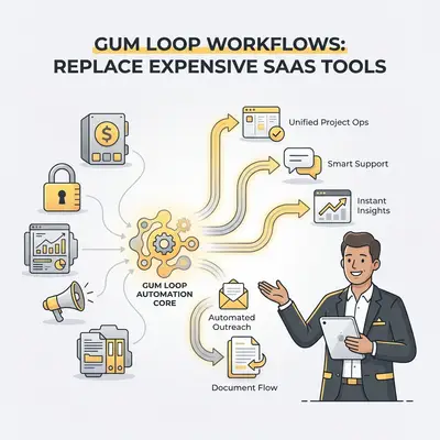 5 Gumloop-Workflows, die teure SaaS-Tools in 2026 ersetzen