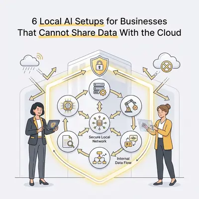 6 Lokale KI-Setups für Unternehmen, die keine Daten mit der Cloud teilen können