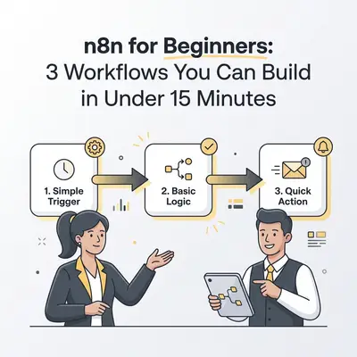 n8n für Einsteiger: 3 Workflows, die Sie in weniger als 15 Minuten erstellen können