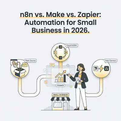 n8n vs. Make vs. Zapier in 2026: Welche Automatisierungsplattform gewinnt für kleine Unternehmen?