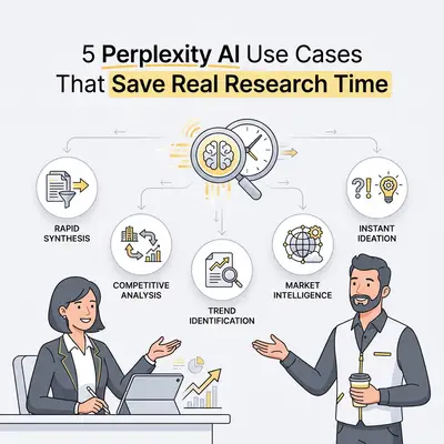 5 Perplexity AI Use Cases That Save Real Research Time in Your Business