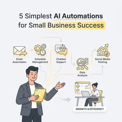 5 Simplest AI Automations for Small Business Success