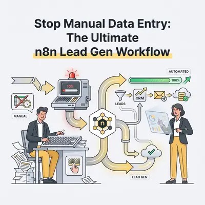 Schluss mit der manuellen Dateneingabe: Der ultimative n8n Lead Gen Workflow