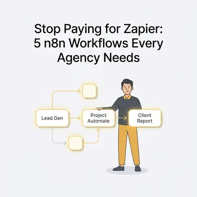 Hören Sie auf, für Zapier zu bezahlen: 5 n8n-Workflows, die jede Agentur braucht