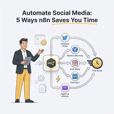 Automate Social Media: 5 Ways n8n Saves You Time