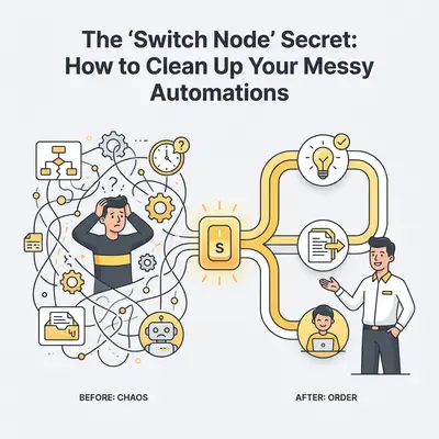 The 'Switch Node' Secret: How to Clean Up Your Messy Automations