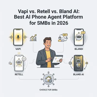 Vapi vs. Retell vs. Bland AI: Die beste KI-Telefonagenten-Plattform für KMU in 2026