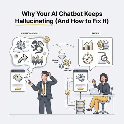 Warum Ihr KI-Chatbot immer wieder halluziniert (und wie man es behebt)