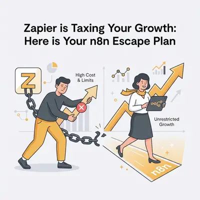 Zapier is Taxing Your Growth: Here is Your n8n Escape Plan